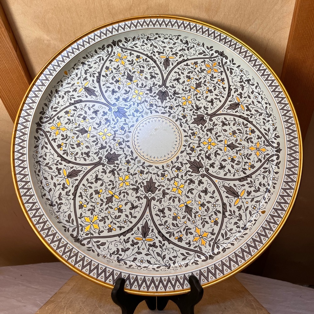 Vintage Fabcraft Venetian Metal Tray